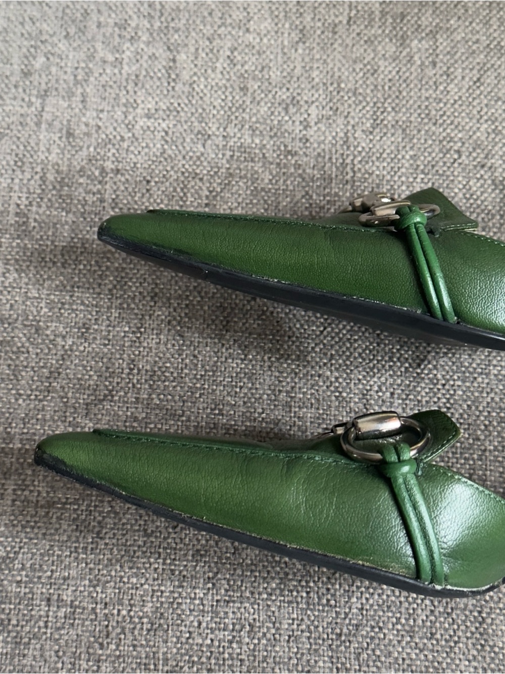 Vintage Gucci x Tom Ford green horsebit mules - Picture 6 of 8